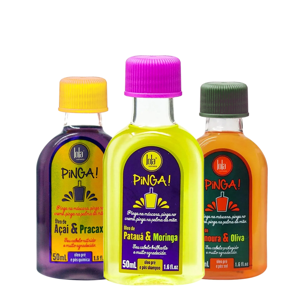 Produto Kit_Lola_From_Rio_Pinga_Cronograma_Capilar_Oil_3_produtos_Evas_1