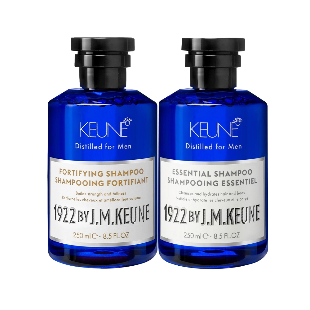 Kit Keune 1922 By J.M. Fortifying Essential Shampoo Barba Corpo (2 Produtos)