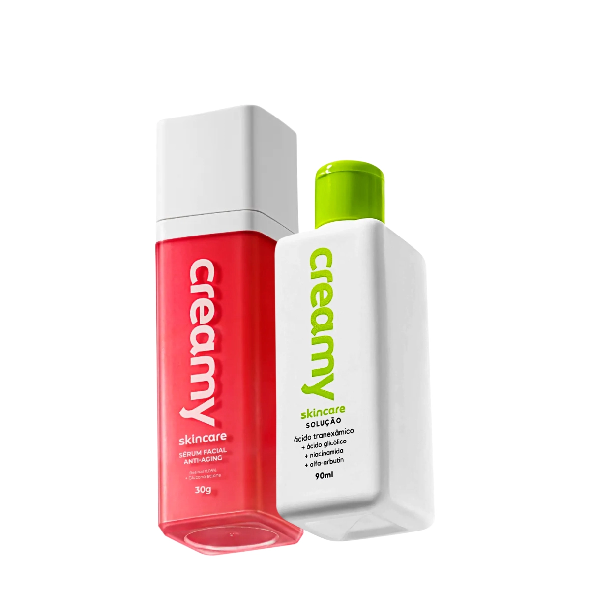 Kit Creamy Skincare Ácido Tranexâmico E Retinal Sérum Anti-Aging (2 Produtos)