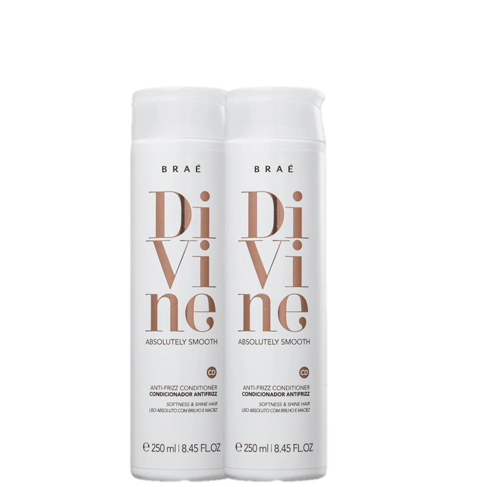 Kit Braé Divine Anti-frizz - Condicionador 250ml (2 Unidades)