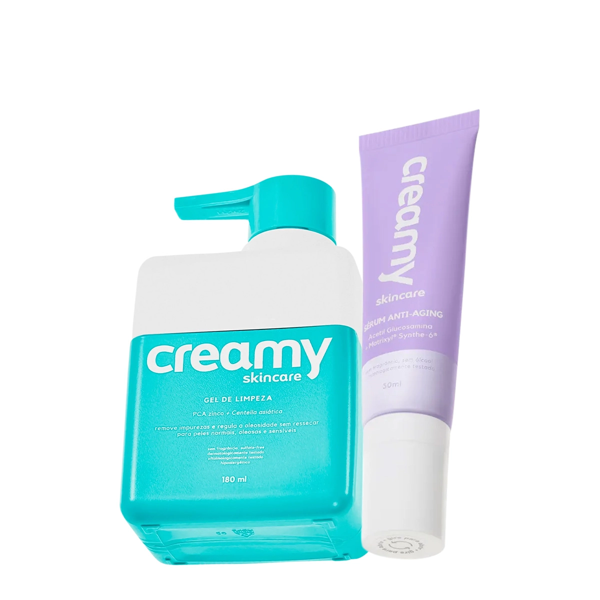 Produto Kit_Creamy_Gel_de_Limpeza_e_Anti-Aging_Redutor_de_Linhas_Evas_1