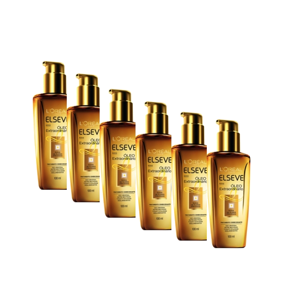 Elseve L'Oréal Paris Óleo Extraordinário - Óleo Capilar 100ml (6 Un)