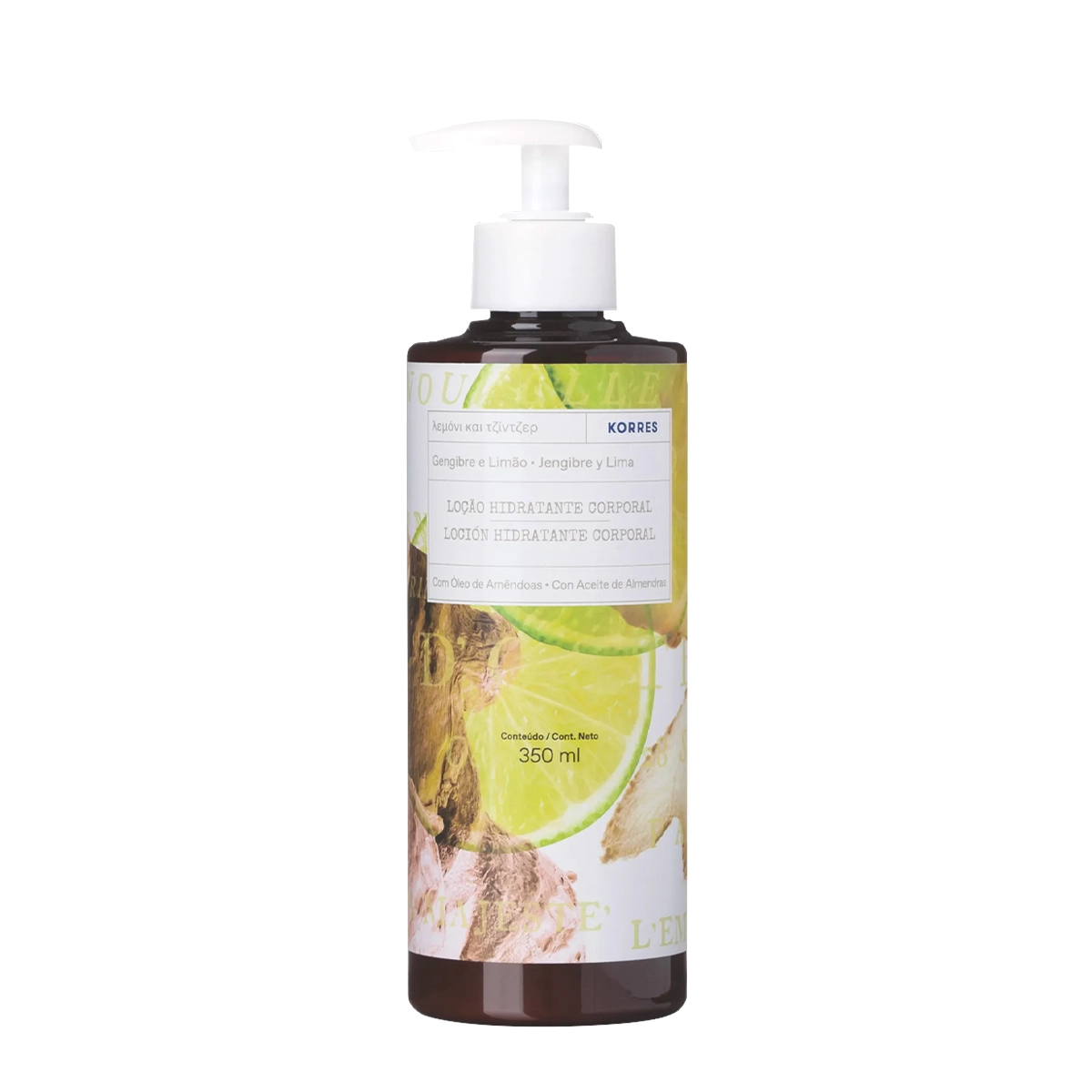 Korres Gengibre E Limão - Hidratante Corporal 350ml
