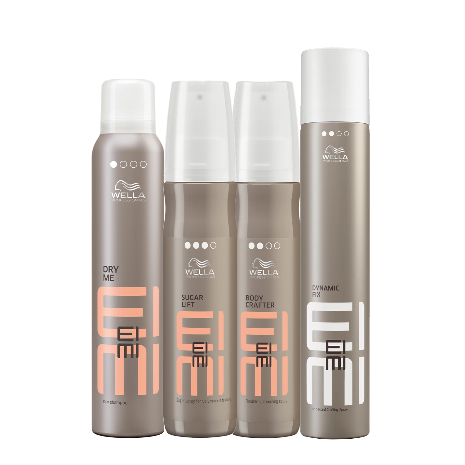 Kit Wella Professionals EIMI Mais Spray Volume E Textura Dynamic (4 Produtos)