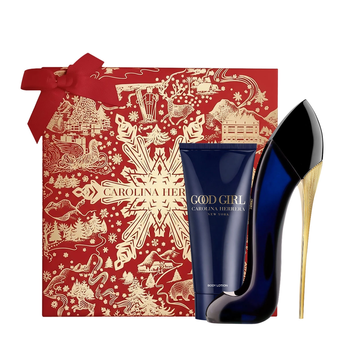 Kit Perfume Good Girl Carolina Herrera Eau De Parfum 80ml E Body Lotion 100ml