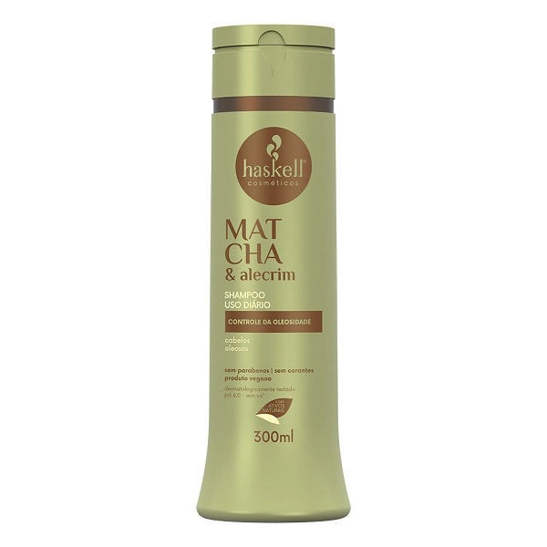 Haskell Matcha E Alecrim Shampoo Uso Diario 300ml