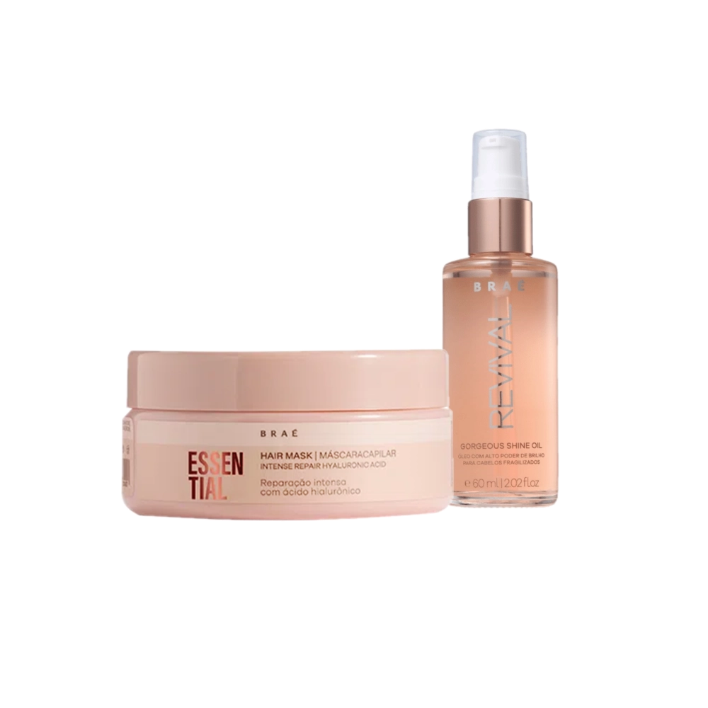 Kit Braé Essential Revival Máscara E Óleo (2 Produtos)