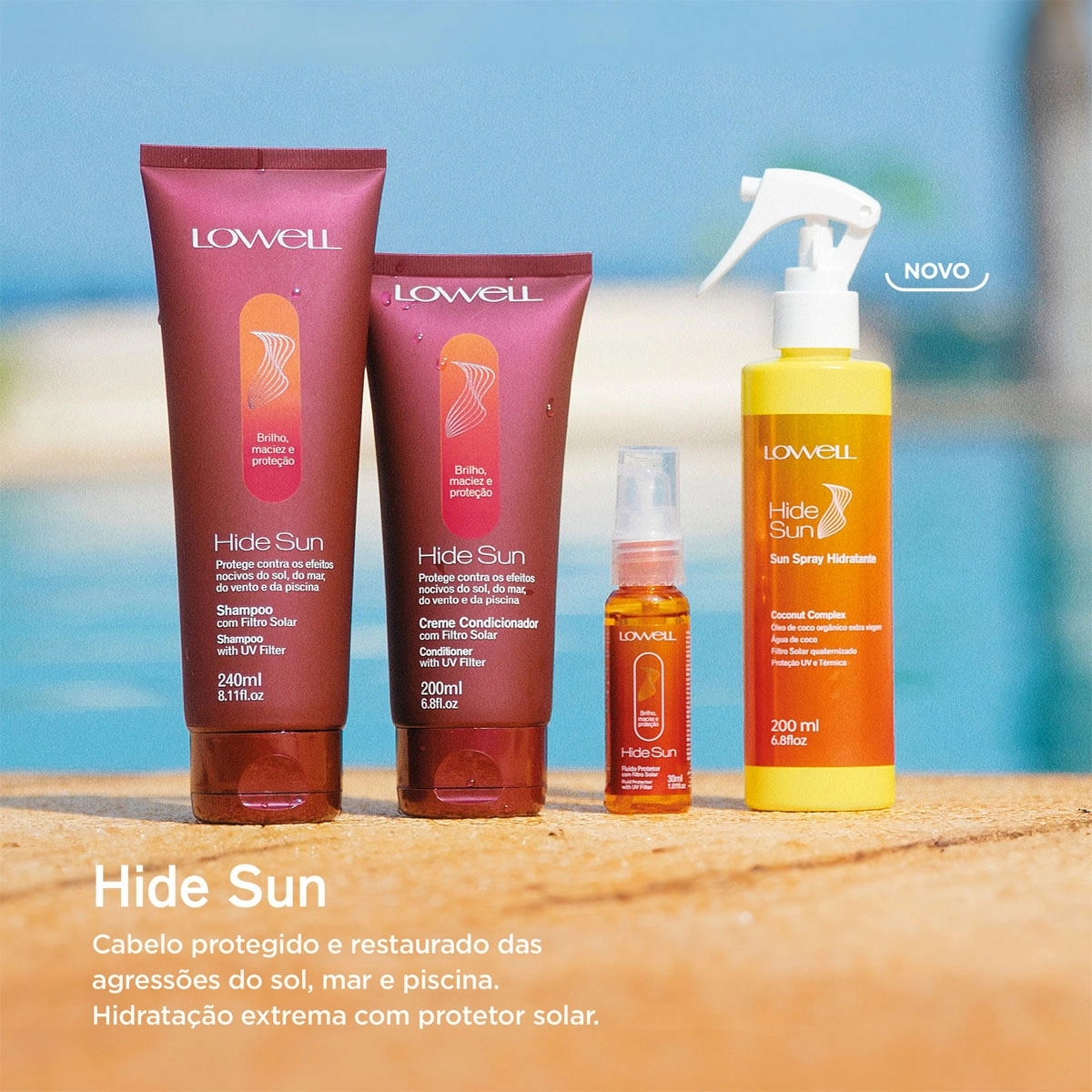 Lowell Hide Sun Coconut Complex - Spray Hidratante 200ml | Evas