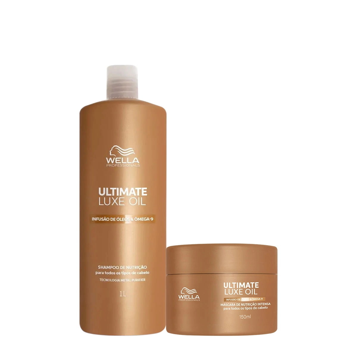 Kit Wella Professionals Ultimate Luxe Oil Shampoo Máscara (2 Produtos)