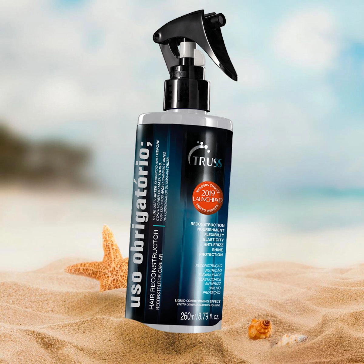 Produto Kit_Truss_Frizz_Zero_Uso_Obrigatorio_Specific_Shampoo_Condicionador_Mascara_Fluido_Leavein_Tratamento_Reconstrutor_Evas_4