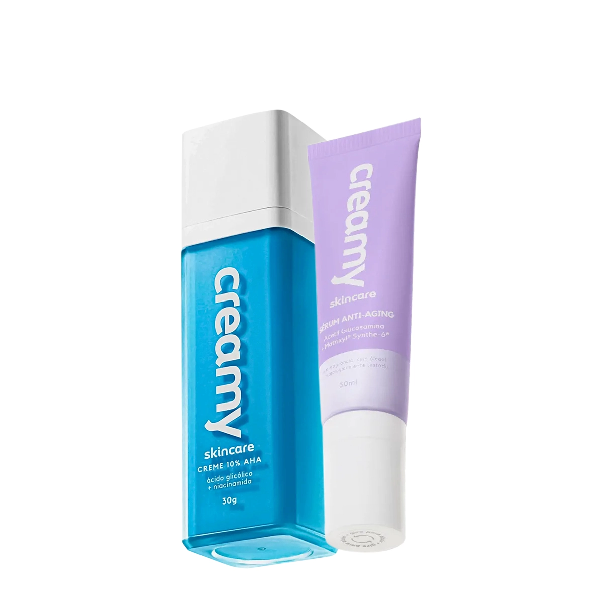 Kit Creamy Ácido Skincare Glicólico E Anti-Aging (2 Produtos)