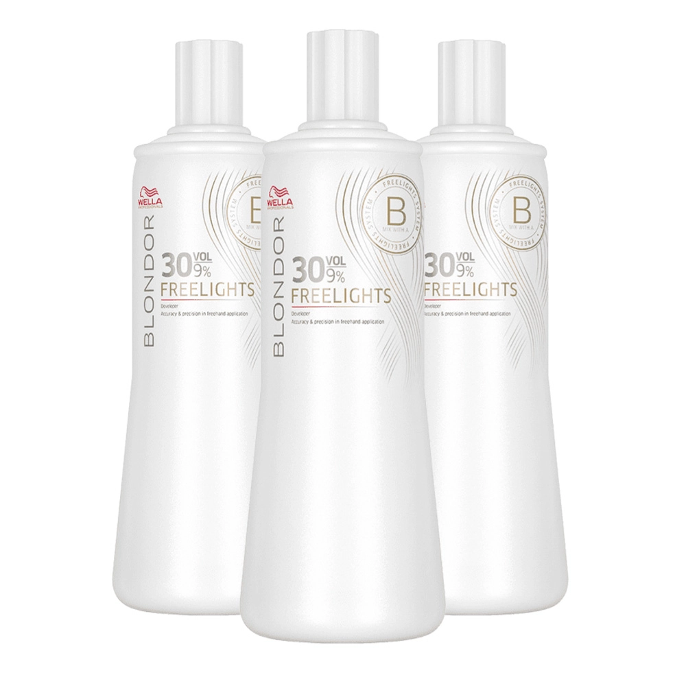 Kit Wella Professionals Freelights Oxidante 9% 30 Volumes (3 Unidades)