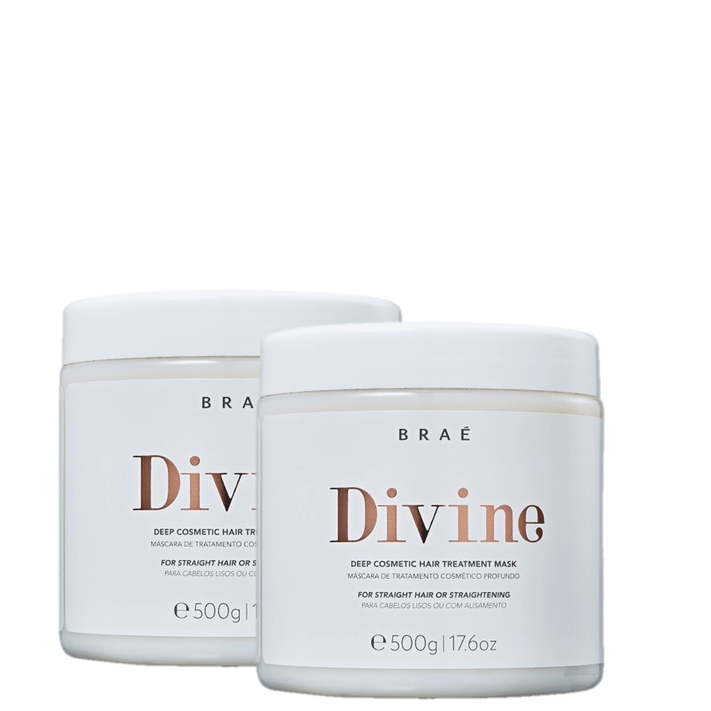 Kit Braé Divine - Mascara Capilar 500g (2 Unidades)