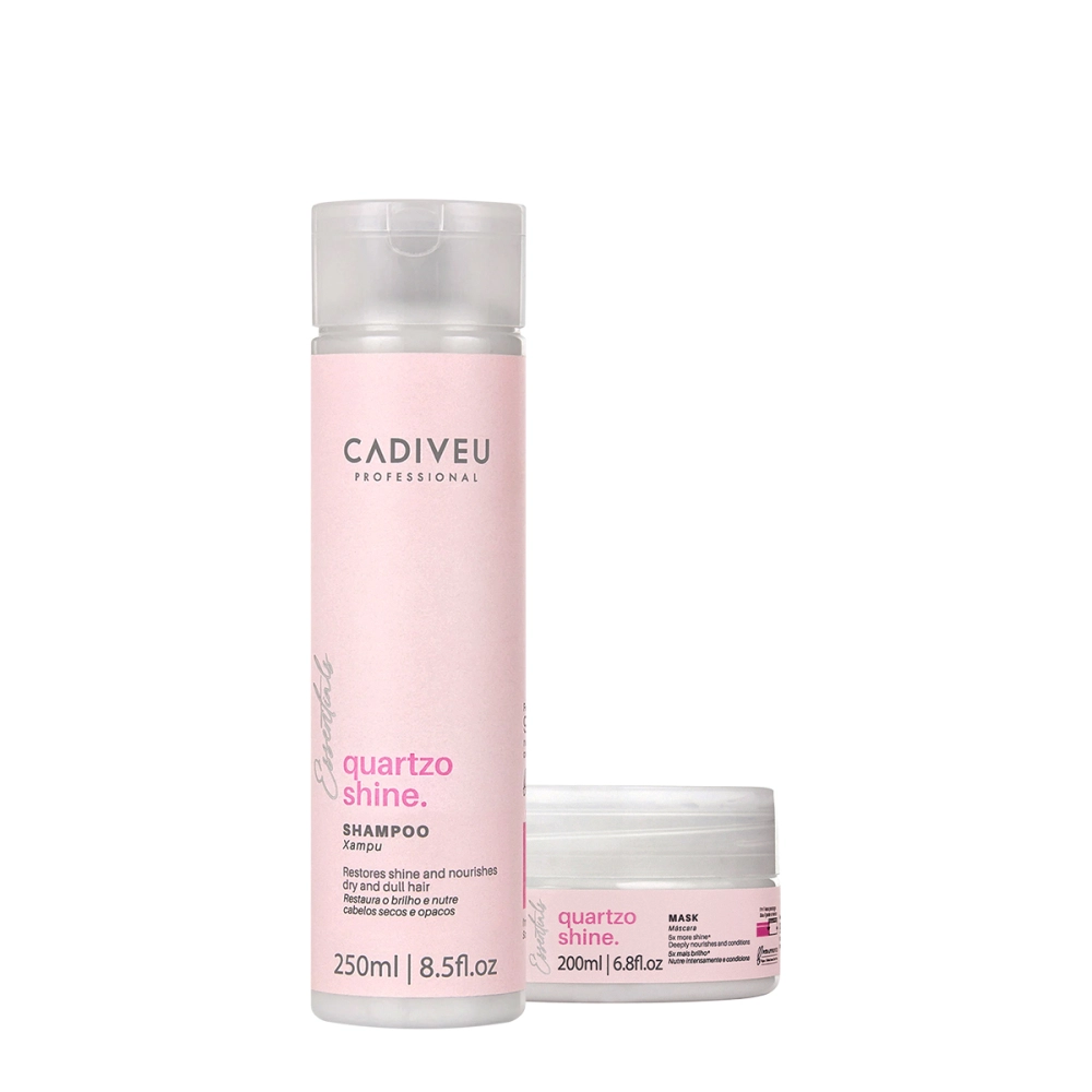 Kit Cadiveu Essentials Quartzo Shine Shampoo E Máscara (2 Produtos)