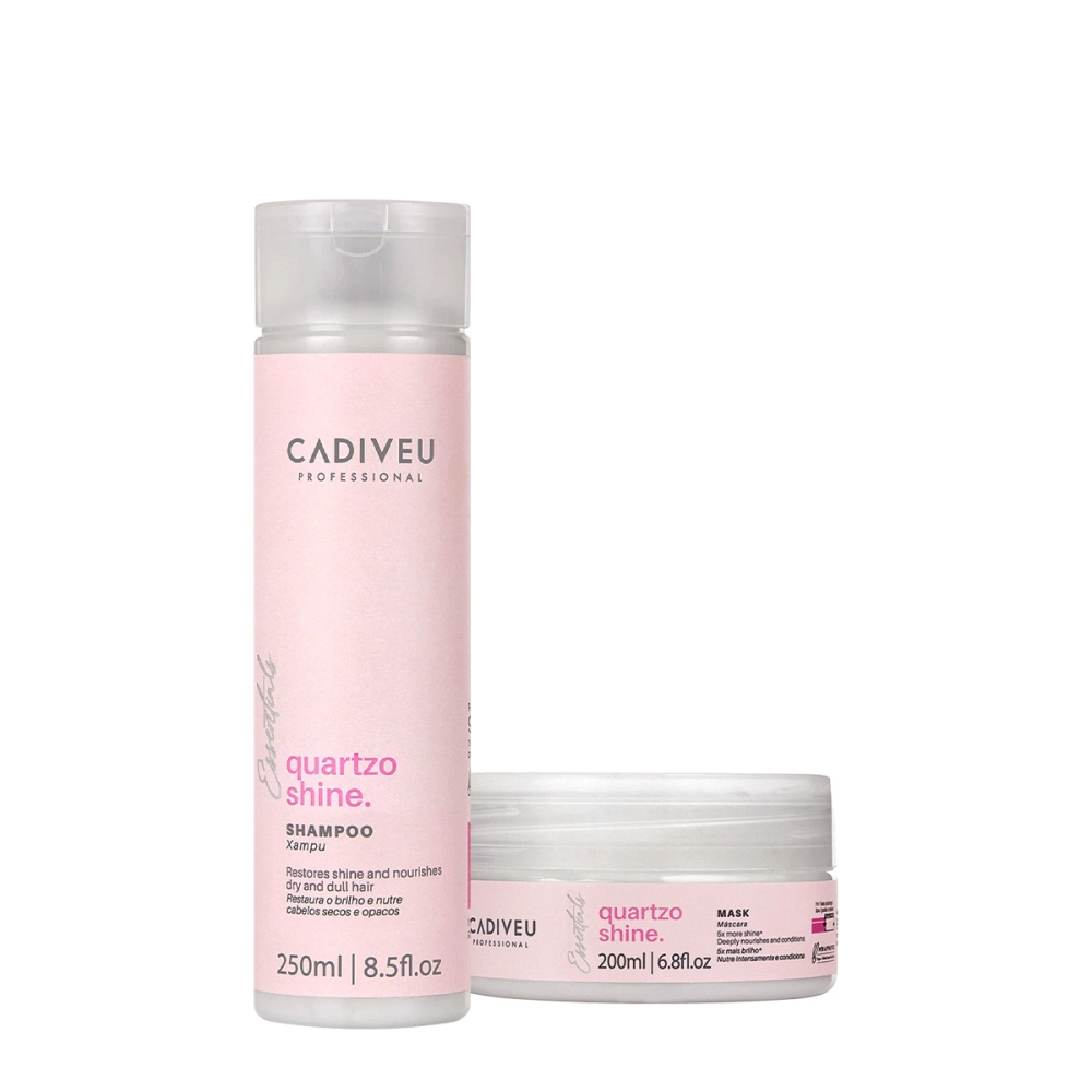 Kit Cadiveu Professional Essentials Quartzo Shine Shampoo E Máscara (2 Produtos)