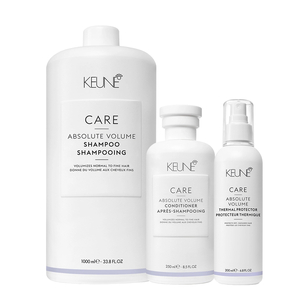 Kit Keune Care Absolute Volume Limpeza E Proteção (3 Produtos)
