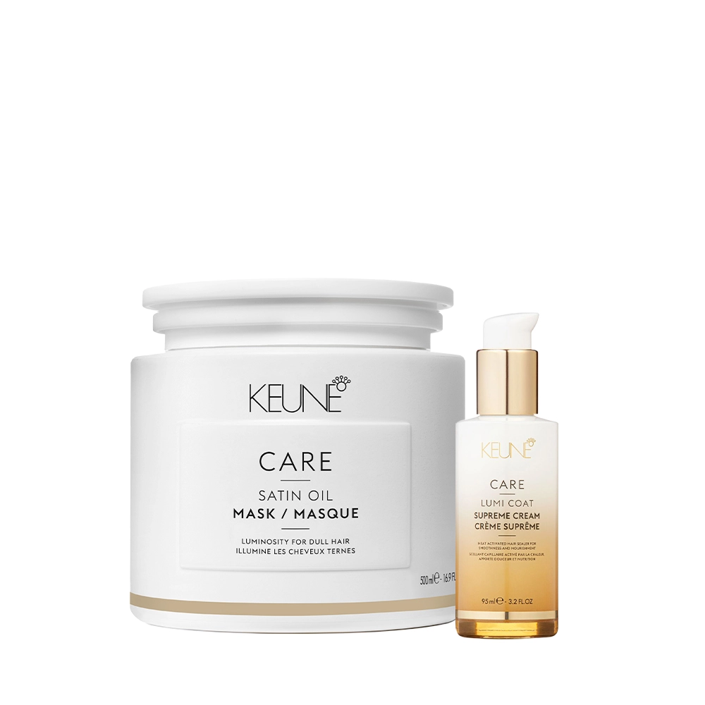 Kit Keune Care Satin Oil Máscara E Lumi Coat Supreme Cream (2 Produtos)