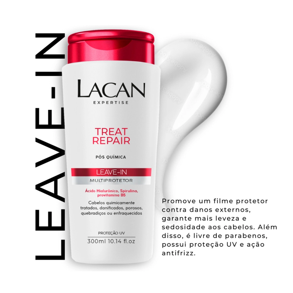Produto Kit_Lacan_Treat_Repair_Pos_Quimica_Leave-In_Multiprotetor_300ml_2_Unidades_Evas_2