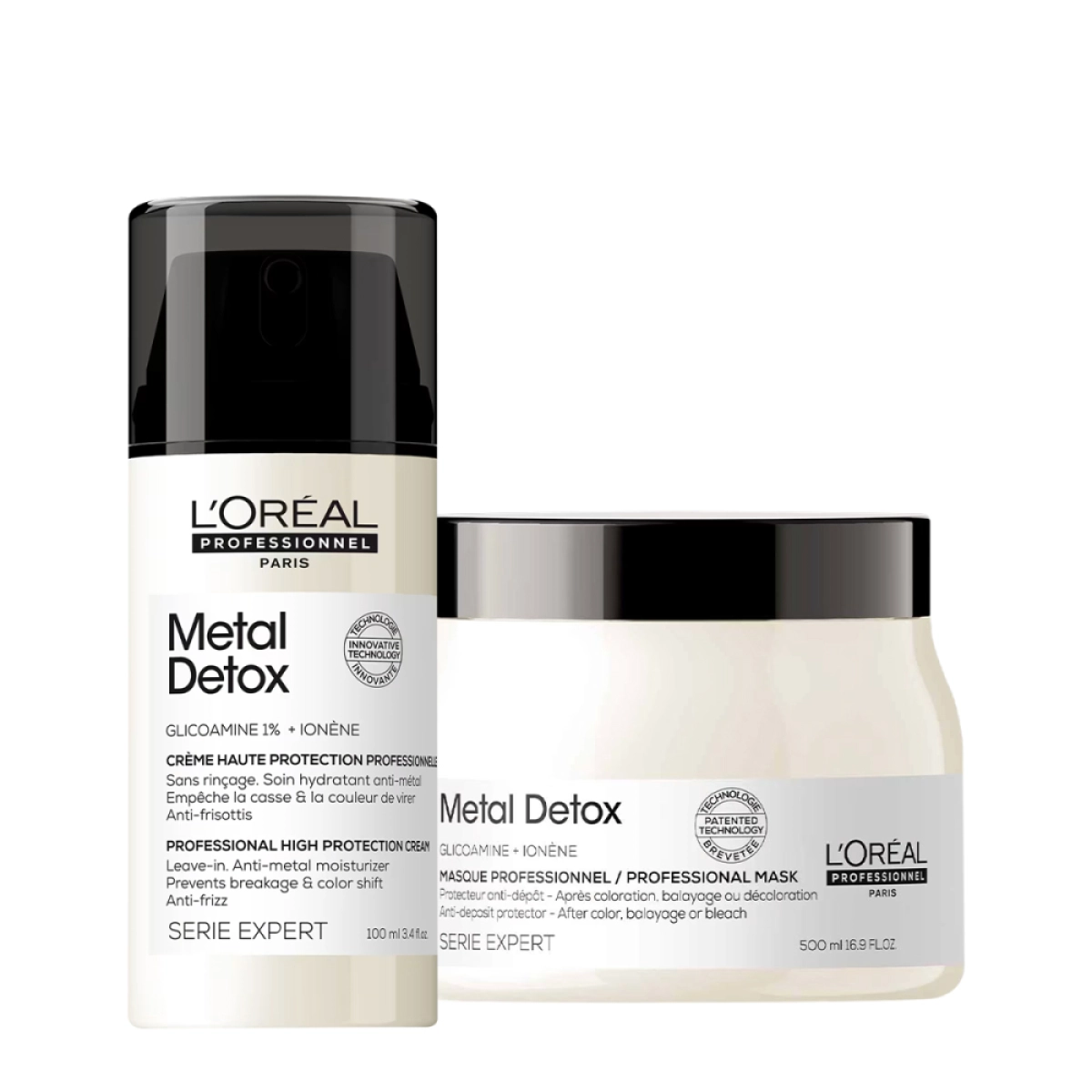 Kit L'Oréal Professionnel Metal Detox Máscara G E Leave-in (2 Produtos)