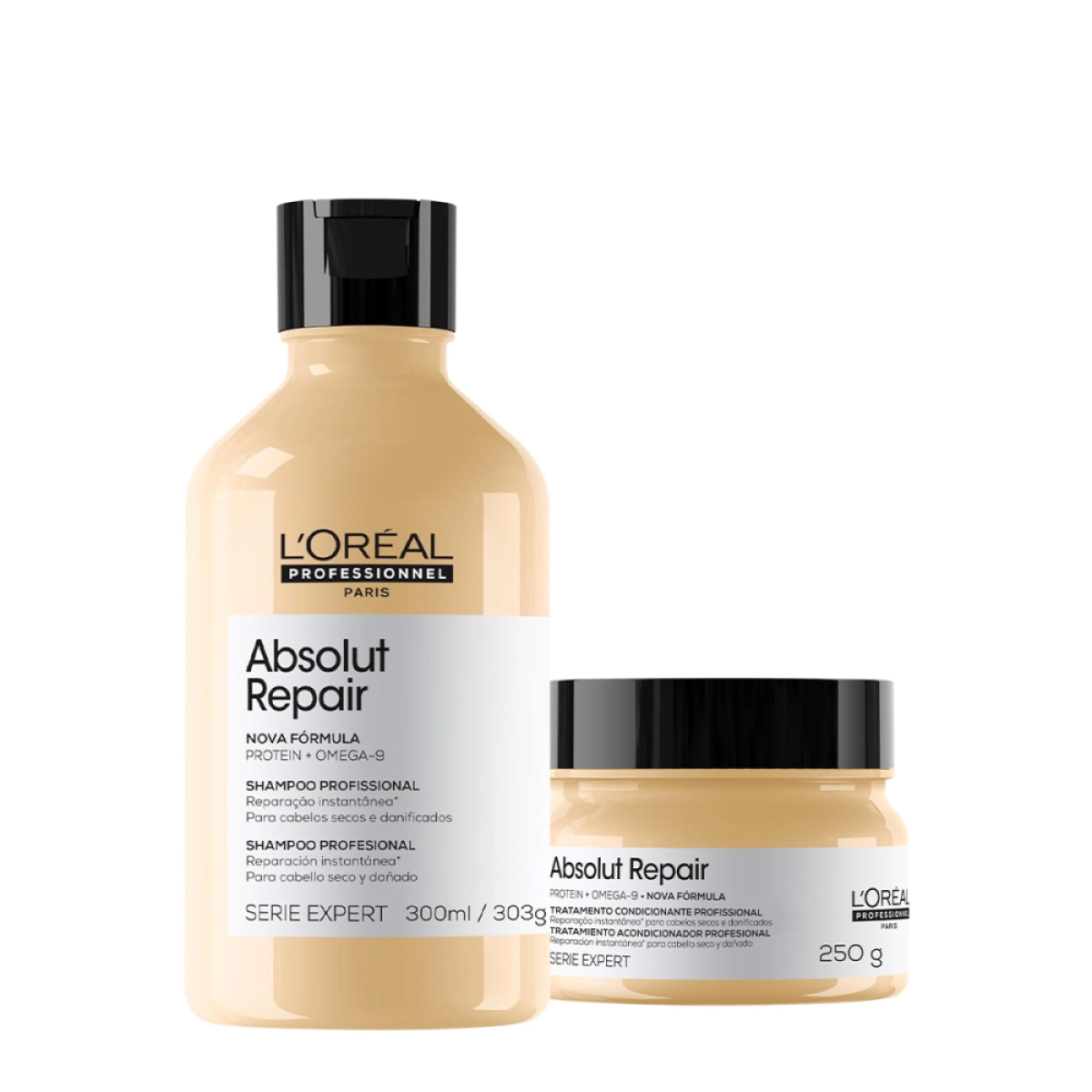 Kit L'Oréal Professionnel Serie Expert Absolut Repair Shampoo E Máscara P (2 Produtos)