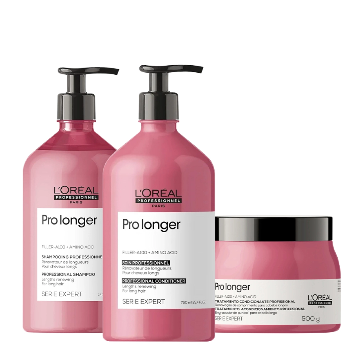 Kit L'Oréal Professionnel Serie Expert Pro Longer - Fortalecimento Das Pontas (3 Produtos)