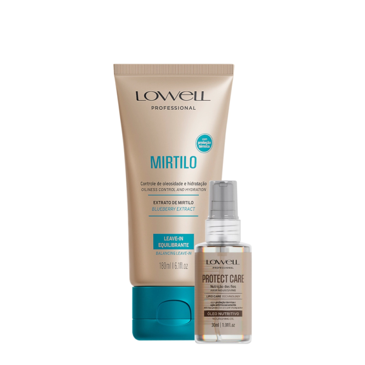Kit Lowell Extrato De Mirtilo Finalizante Nutritivo (2 Produtos)