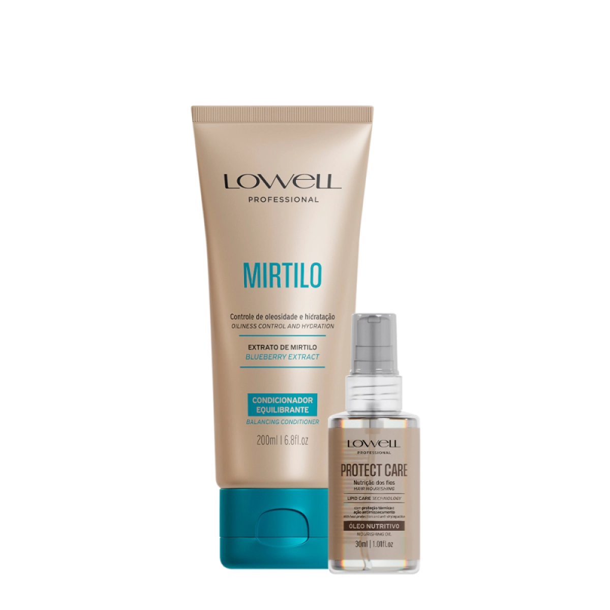 Kit Lowell Extrato De Mirtilo Hidratação Nutritiva (2 Produtos)