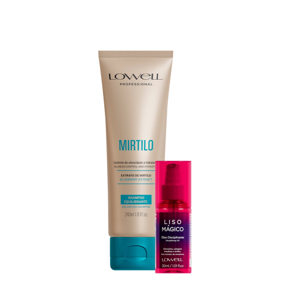 Kit Lowell Extrato De Mirtilo Limpeza Magica (2 Produtos)