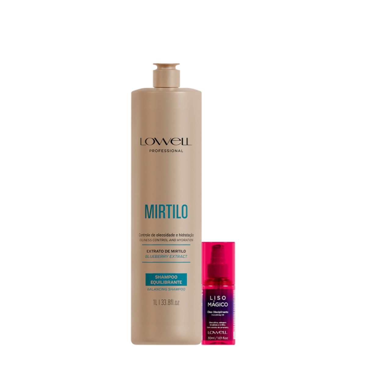 Kit Lowell Extrato De Mirtilo Salon Limpeza Magica (2 Produtos)