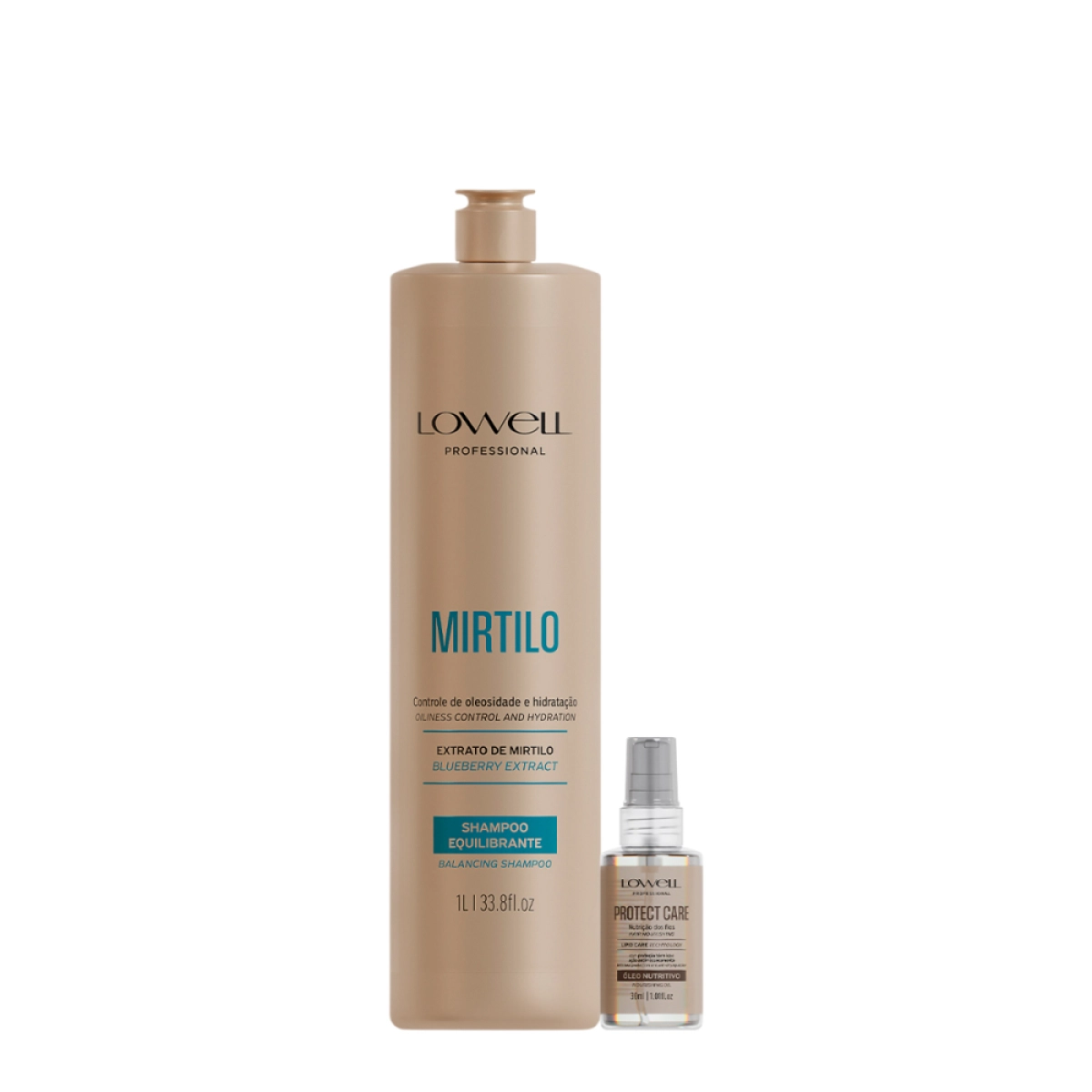 Kit Lowell Extrato De Mirtilo Salon Limpeza Nutritiva (2 Produtos)