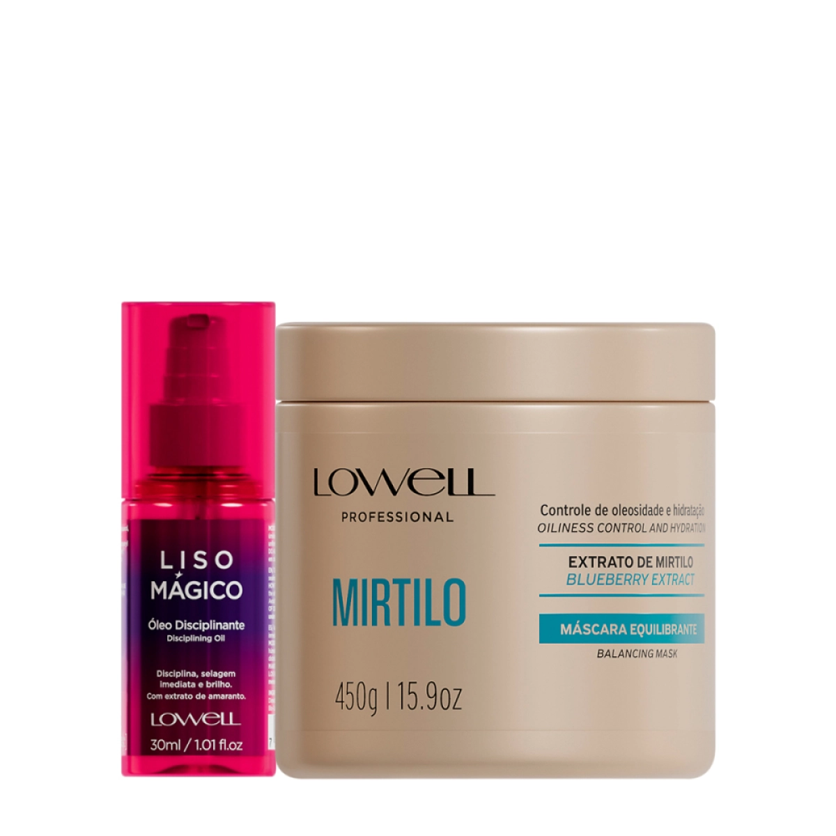Kit Lowell Extrato De Mirtilo Tratamento Magico (2 Produtos)