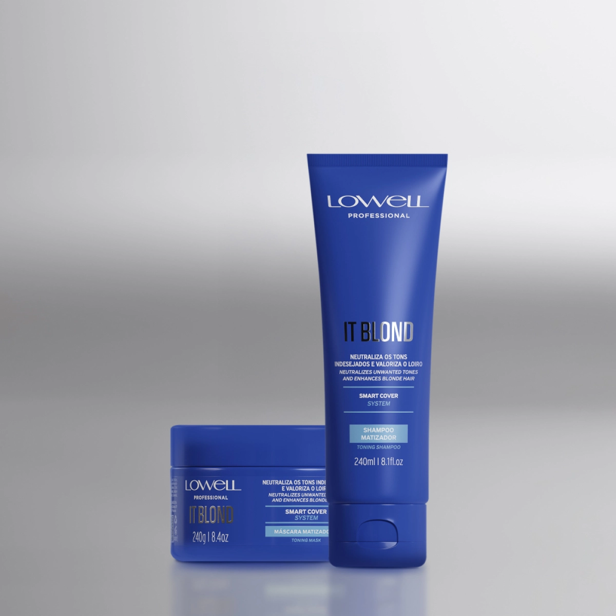 Produto Kit_Lowell_It_Blond_Deslumbre_Liso_Magico_Shampoo_Mascara_Spray_Oil_5_produtos_Evas_2