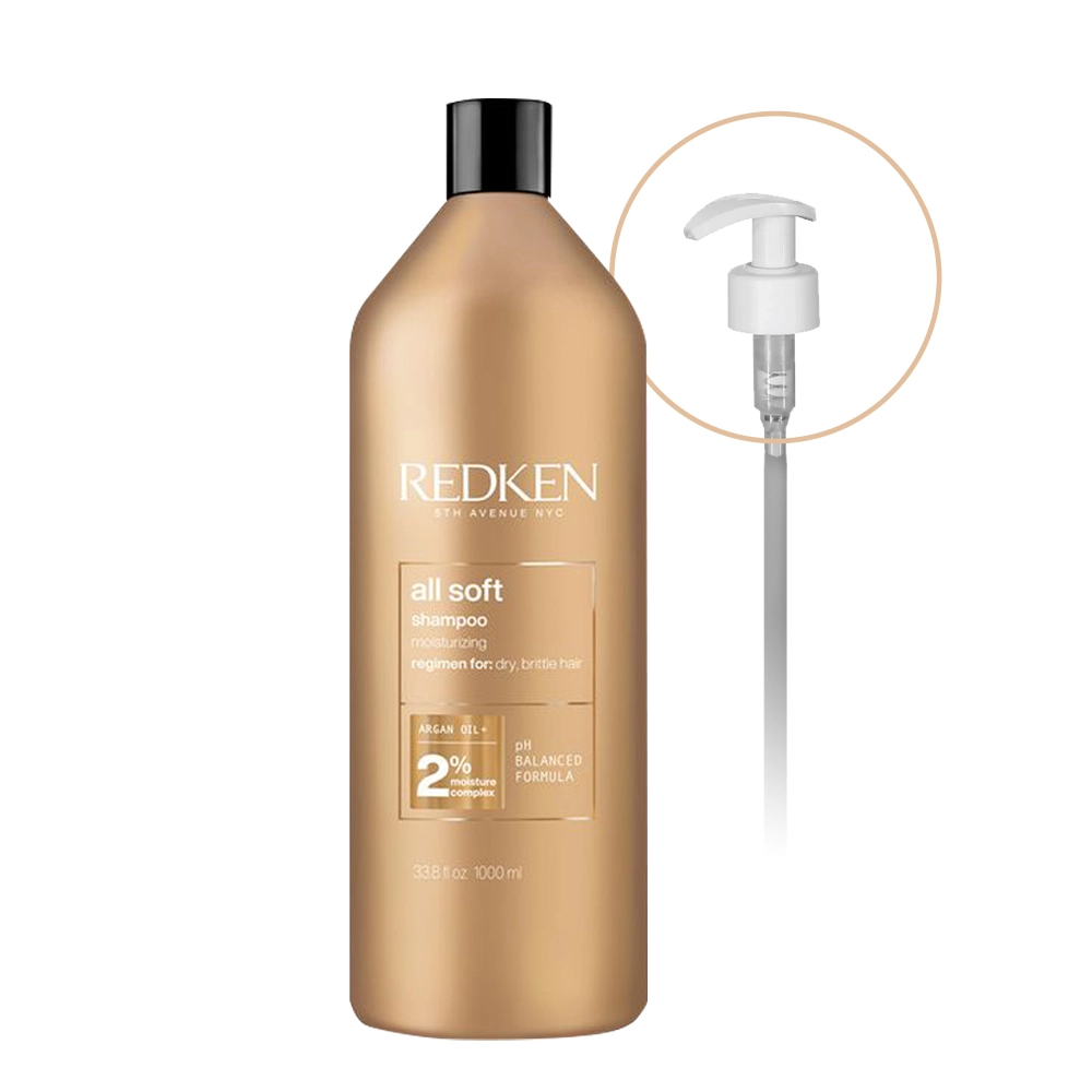 Kit Redken All Soft Shampoo E Válvula Pump (2 Produtos)
