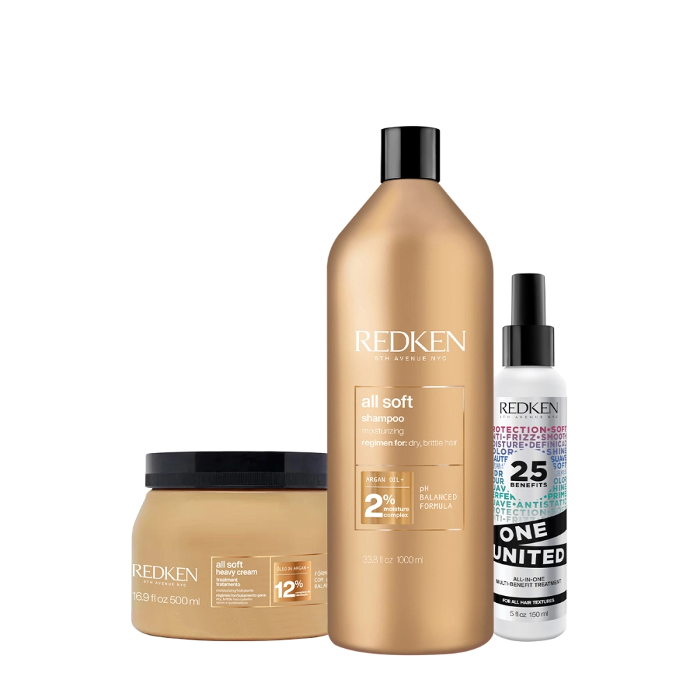 Produto Kit_Redken_All_Soft_Shampoo_Mascara_Leave-in_Evas_1