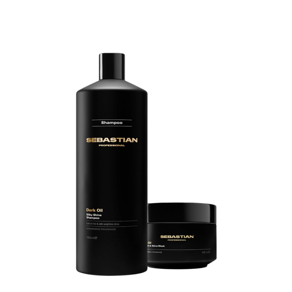 Kit Shampoo Sebastian Professional Dark Oil 1L E Máscara 145ml