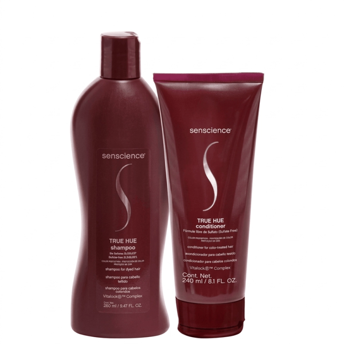 Kit Senscience True Hue Shampoo 280ml E Condicionador 240ml