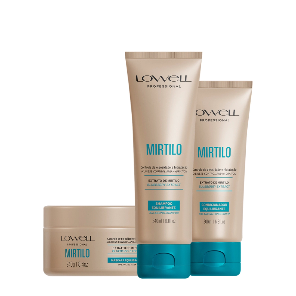 Lowell Extrato De Mirtilo Duo Home Care E Mascara 240g