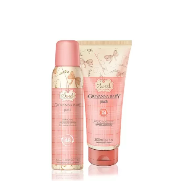 Produto: Giovanna Baby Peach-Desodorante 150ml+Loção Hidratante 200ml
