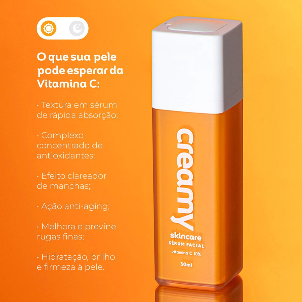 Produto: Kit Sérum Anti-Aging Vitamina C 30g e Retinal 30ml Creamy Skincare