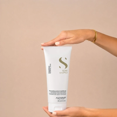 Produto Leave-in Creme Para Pentear Alfaparf Milano Professional Semi Di Lino Diamond Illuminating 200ml