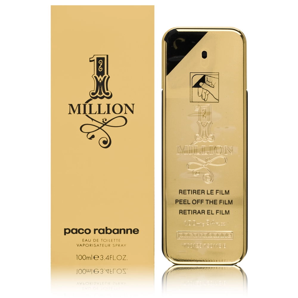 1 Million Paco Rabanne Eau de Toilette - Perfume Masculino 100ml Produto: 1 Million Paco Rabanne Eau de Toilette - Perfume Masculino 100ml