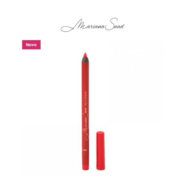 Produto: Kit Lápis de Contorno Labial e Batom Océane Mariana Saad True Red e Real Red