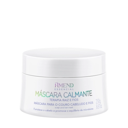 Amend Essencial Terapia Raiz e Fios - Máscara Calmante 250g Produto Amend Essencial Terapia Raiz e Fios - Máscara Calmante 250g
