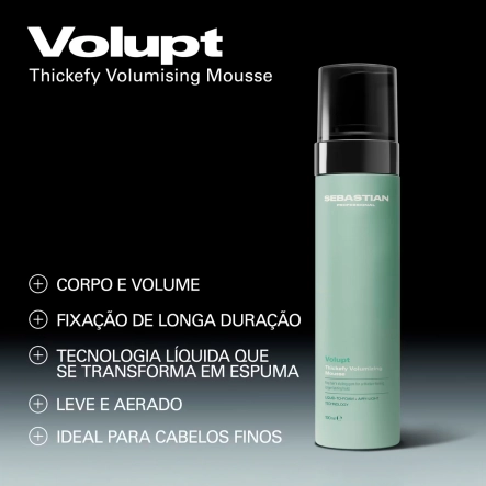 Produto: Sebastian Professional Volupt Thickify - Mousse Volumizadora 190ml