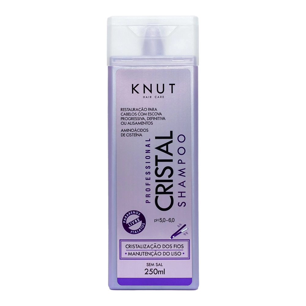 Produto: Kit Knut Professional Cristal Shampoo Máscara e Oil Elixir Cártamo e Argan (3 produtos)