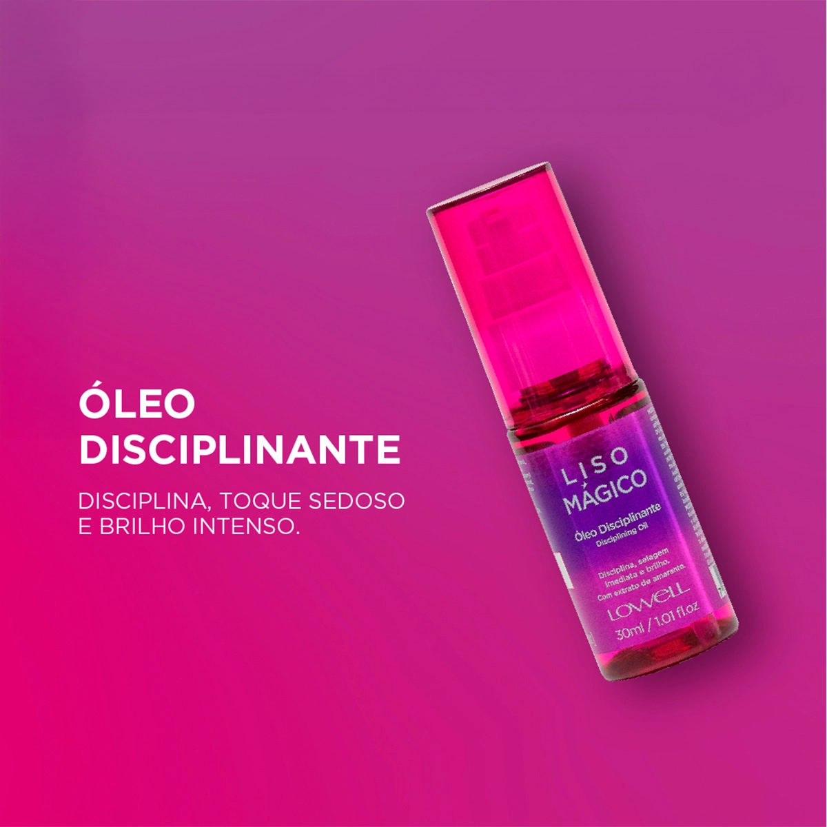 Produto: Kit Lowell Liso Mágico Máscara Oil (2 produtos)