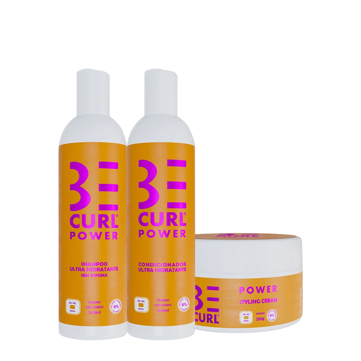 Produto: Kit Be Curl Power Home Care (3 produtos)