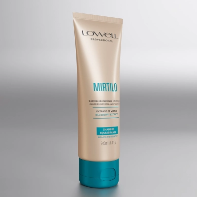 Produto: Kit Shampoo 240ml e Leave-in 180ml Lowell Extrato de Mirtilo
