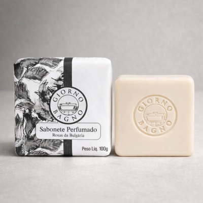 Produto: Sabonete Vegetal Rosas da Bulgária Giorno Bagno 100g