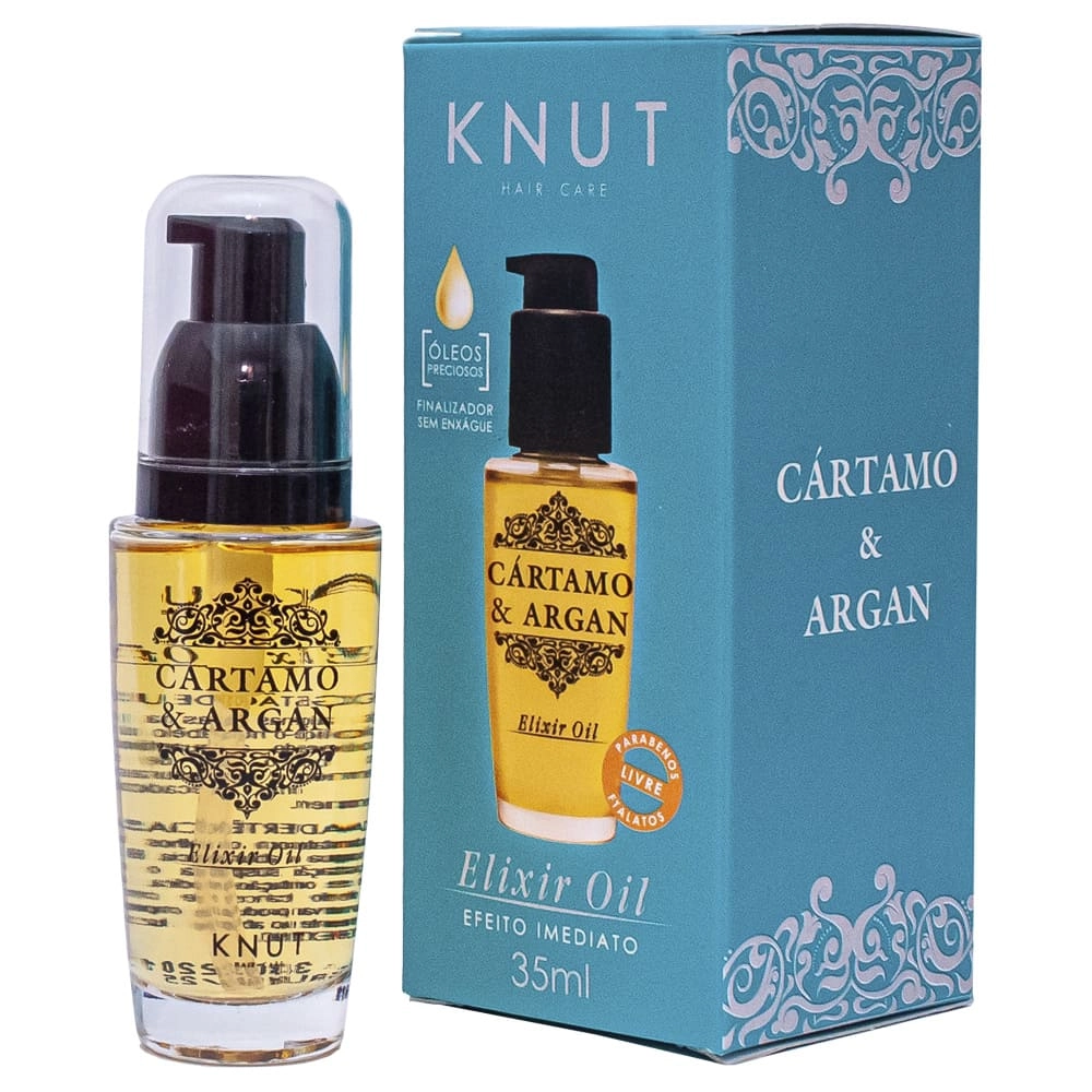 Produto: Knut Elixir Oil Cártamo e Argan - Finalizador 35ml